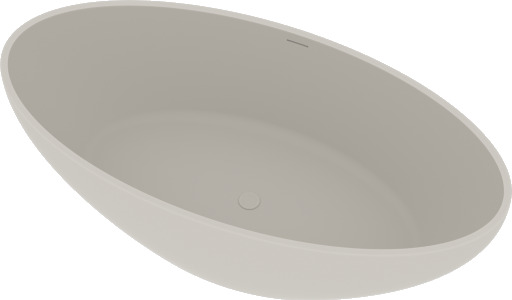 Ideavit Badekar SolidEllipse Matt Hvit 180x88cm Ideavit Badekar SolidEllipse Matt Hvit 180x88cm