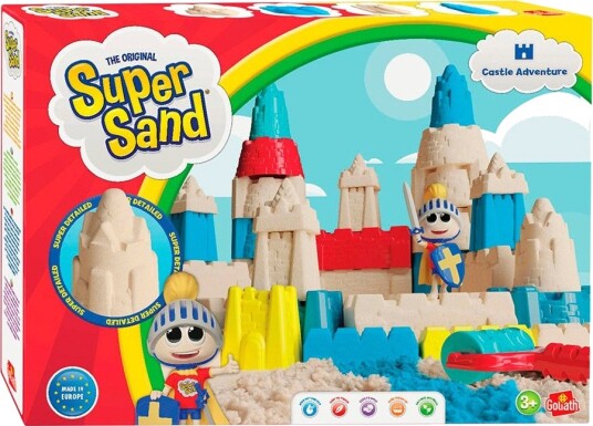 Goliath Super Sand Sandslott Lekesett 3+ År Castle Adventure