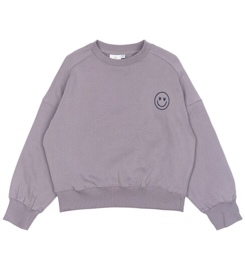 The New Tnprecious Os Sweatshirt Purple 122/128