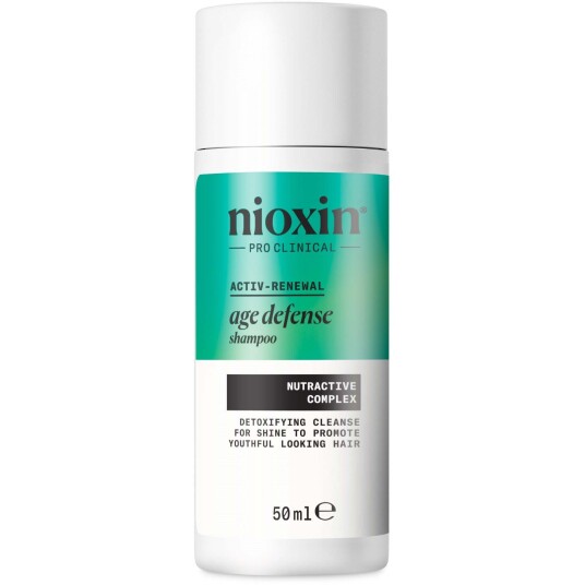Nioxin Age Defense Sjampo 50 ml med Nutractive+ Complex for sunn hodebunn