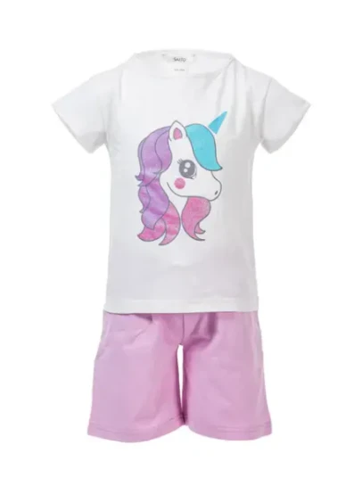 Salto Madde Shortsett til barn White/pink