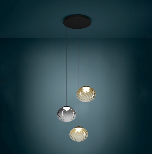 Pendellampe Stars of Light Pantoja dimmbar Beige Stue Glass Moderne Beige