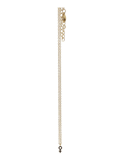 Pipol"s Bazaar Femme Necklace Black Gold   Gold   ONE SIZE