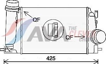 Intercooler AVA COOLING SYSTEMS DN4442 Intercooler AVA COOLING SYSTEMS DN4442