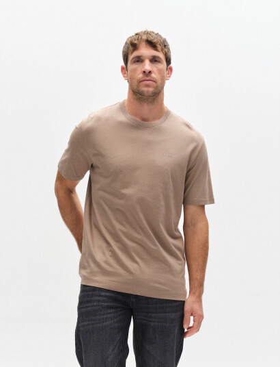 Gabba Gabdune Logo Ss Gots   Brown   M