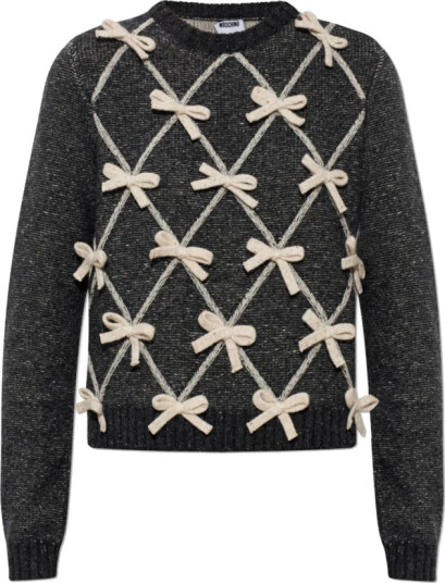 Moschino Dame Strikkevarer Grå L, Moschino Dame Strikkevarer Grå L,