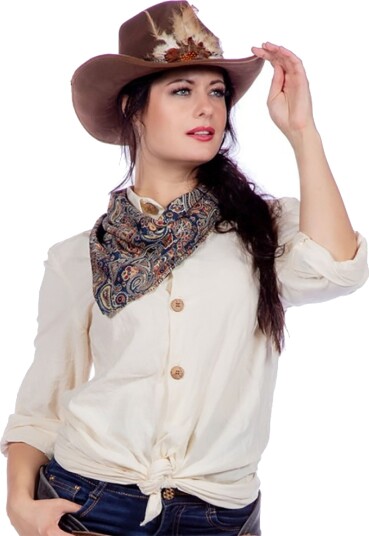 Wilbers & Wilbers Autentisk Western Skjorte Dame Naturhvit 40 320451-H-040