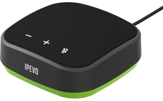 Ipevo VC A10 Konferanseh??yttaler med mikrofon ??? 360?? lydopptak ??? Svart