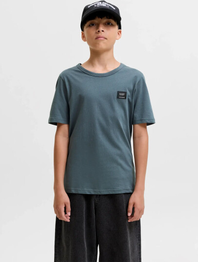 Jack and Jones Junior Cleveland Sweat Hood Grå 140