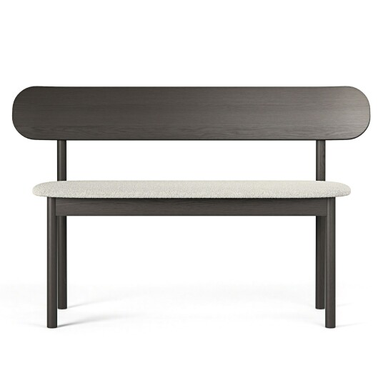 Decotique Elephant Benk Smoked Oak / White Boucle
