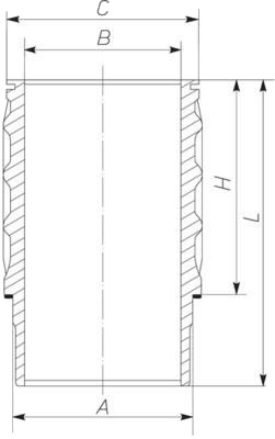Sylinderhylse MAHLE 061 WN 26 00