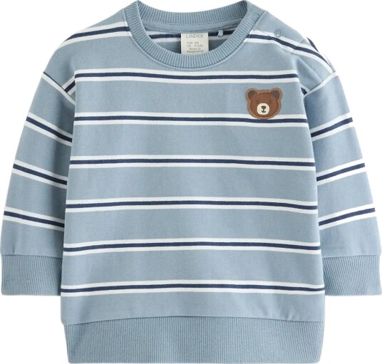 Lindex Sweatshirt With Brushed Inside Blue 86
