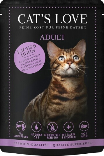 Cat'S Love Våtfôr Laks & Kylling 24 X 85 G Cat'S Love Våtfôr Laks & Kylling 24 X 85 G