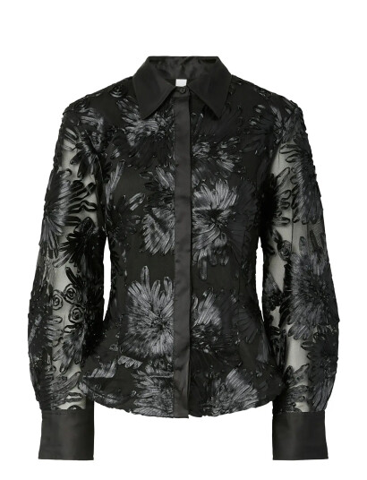 YAS Yasfloree Ls Shirt - D2D - Black - XS YAS Yasfloree Ls Shirt - D2D - Black - XS
