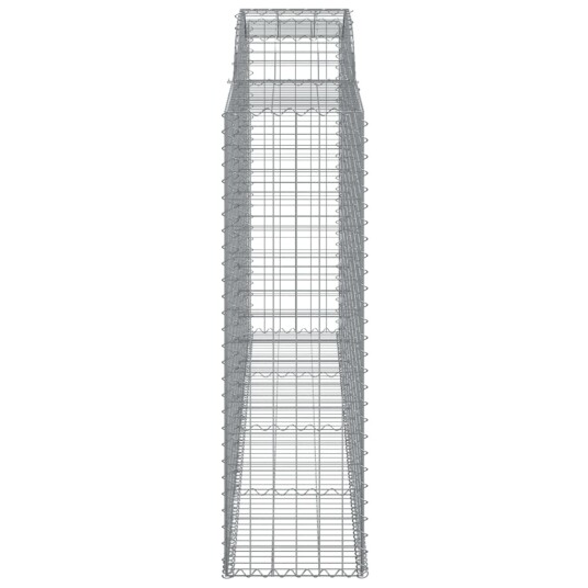 Gabionkurver buede 20 stk 300x50x160/180 cm galvanisert jern Gabionkurver buede 20 stk 300x50x160/180 cm galvanisert jern