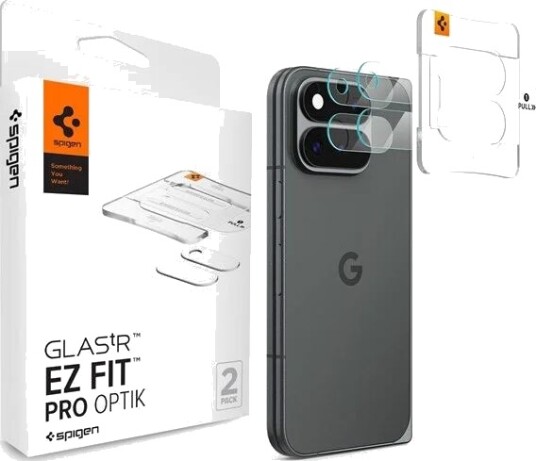 Spigen Glass tR EZ Fit Optik Pro 2 Pack - crystal clear - Google Pixel 11 Pro Fold Spigen Glass tR EZ Fit Optik Pro 2 Pack - crystal clear - Google Pixel 11 Pro Fold