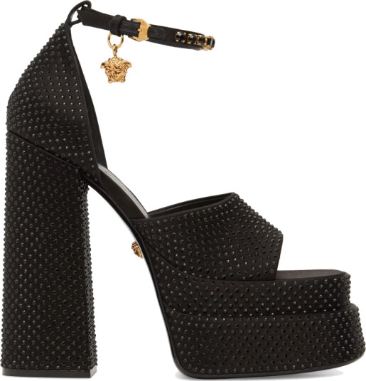 Versace Dame Sko Svart 39 EU,