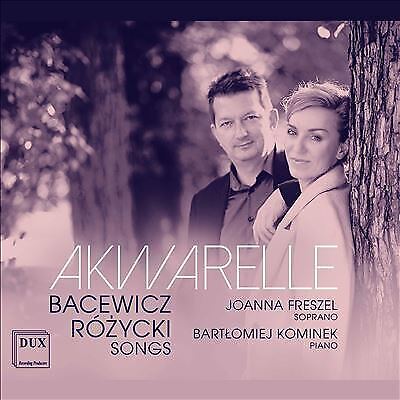 MediaTronixs Grazyna Bacewicz : Akwarelle: Bacewicz/R?zycki - Songs CD (2022) Pre-Owned