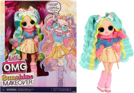 L.O.L. Surprise! O.M.G. Sunshine Makeover Dukke 4+ år Bubblegum DJ