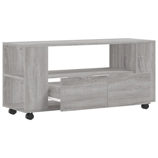 vidaXL TV-benk grå sonoma 102x34,5x43 cm konstruert tre vidaXL TV-benk grå sonoma 102x34,5x43 cm konstruert tre