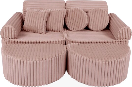 MeowBaby Churros Max Sofa Ruby Chocolate Pink
