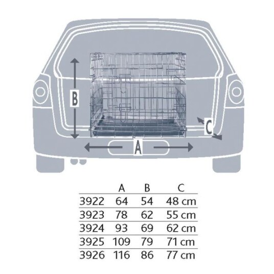 Trixie Home Kennel Hundebur 93 X 69 X 62 cm Trixie Home Kennel Hundebur 93 X 69 X 62 cm