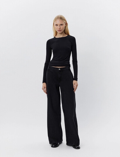 Sofie Schnoor Petriciasw T-Shirt Long Sleeve - Black - XL
