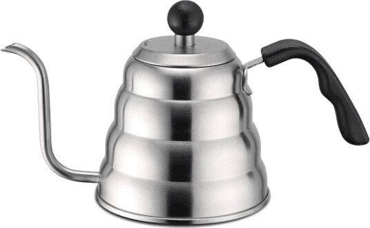 WEIS Pour over vannkoker i stål med helletut. Induksjon 1,2 l.