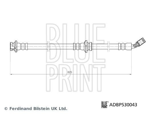 Bremseslange BLUE PRINT ADBP530043 Bremseslange BLUE PRINT ADBP530043
