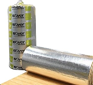 Isover Alu-Lamelmåtte 80mm 3,6m² 1200x3000mm