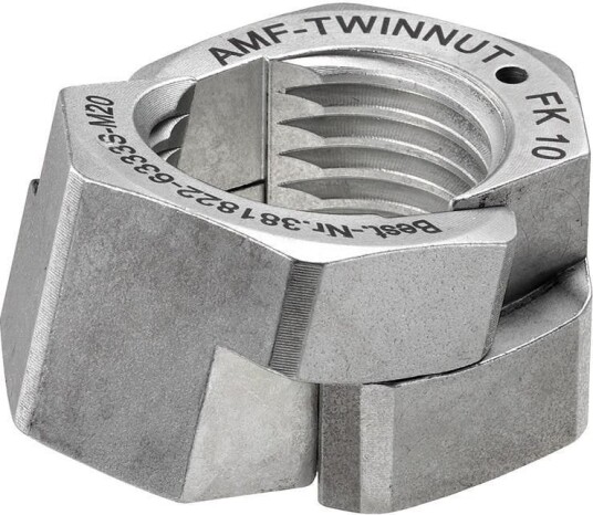 Amf Twinnut mutter 6333s M16 Nv 24 Utan Fläns Amf Twinnut mutter 6333s M16 Nv 24 Utan Fläns