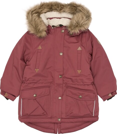 Mikk line Twill Nylon Girl Parca OXBLOOD RED 128