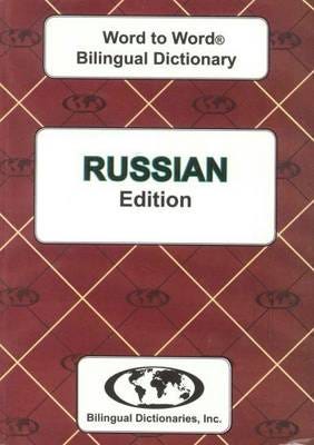 EnglishRussian & RussianEnglish WordtoWord Dictionary