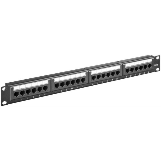 MicroConnect 19" CAT6 24 porter 1 Stykk SEN PP 013
