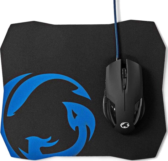 Nedis Gamingmus med Musematte 7200 DPI