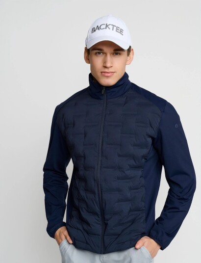 BACKTEE Mens Epic Hybrid Jacket Navy XL BACKTEE Mens Epic Hybrid Jacket Navy XL
