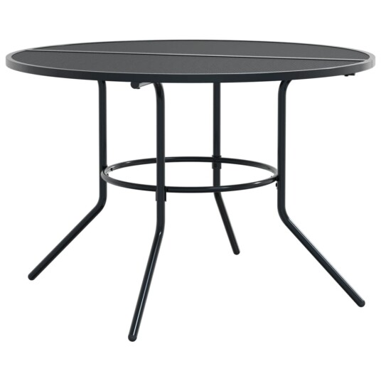 Terrassebord rundt antrasitt Ø110x72,5 cm pulverlakkert stål 4009264