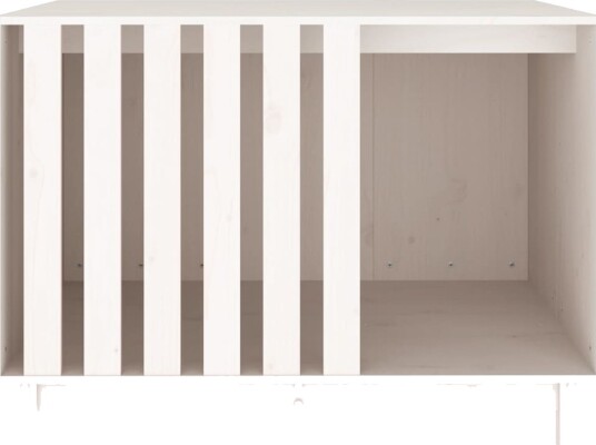 Vidaxl Hundehus Hvit 100X70X72 cm Heltre Furu