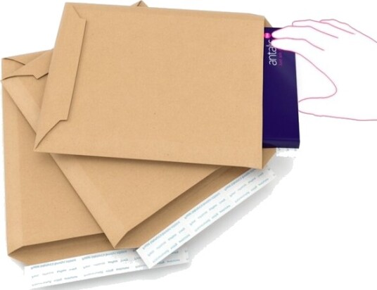 Bølgepap Polstret Kuvert 270 X 390 Mm Pose Trapezformet Flap Selvklæbende Lukning Afrivnin 1 Lag 100 Stk.