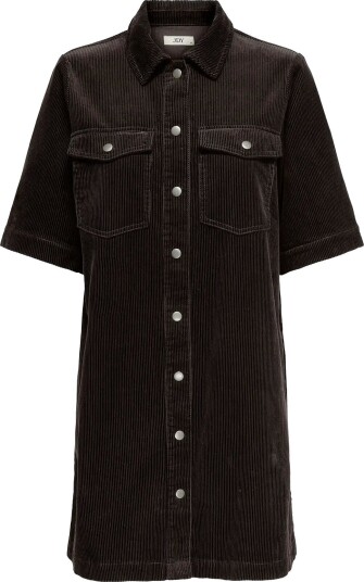 JDY Jdyshiraz S/S Button Dress Pnt Noos CHOCOLATE TORTE S JDY Jdyshiraz S/S Button Dress Pnt Noos CHOCOLATE TORTE S