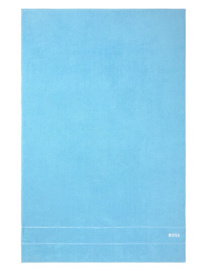Hugo Boss Plain Guest Towel Blue Home RIVERBN 40X60CM