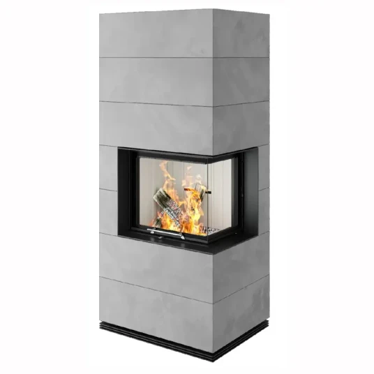 Spartherm SIM Varia 2R 55h (høyre 2/3) Elementpeis Naturbetong