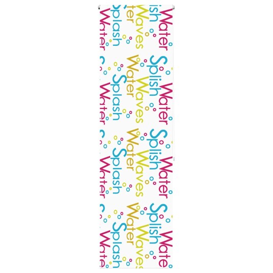Dusjrullgardin 60x240 cm Stoff Bredde 56 cm