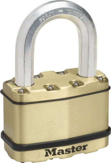 Master Lock Hengelås Excell Lang Bøyle (38 mm), Laminert Stål 64 mm