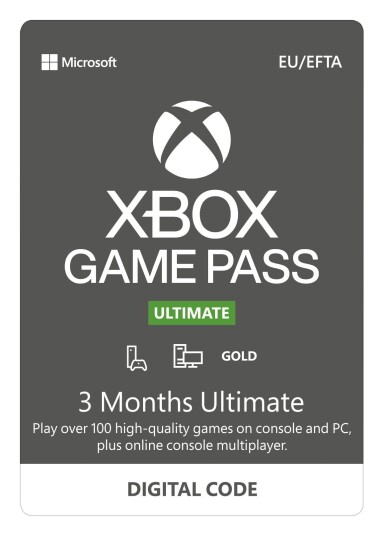 Microsoft Xbox Game Pass Ultimate Microsoft Xbox One, Windows - abonnementslisens (3 måneder) - 1 lisens