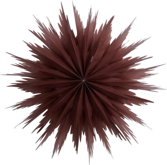 Watt & Veke Liz adventsstjerne Ø50 cm Red ochre