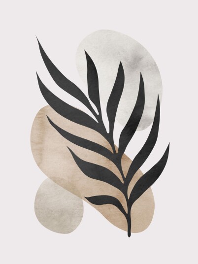 Plakat Abstrakt Bladdesign