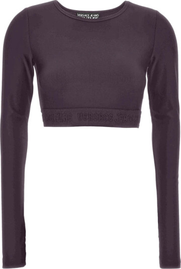 Versace Jeans Couture Dame Topper Lilla 2XS,