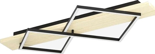 EGLO Taklampe Boyal 2 Svart/brun Svart Taklamper