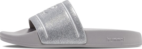 Hummel Pool Slide Glitter Jr Silver 34